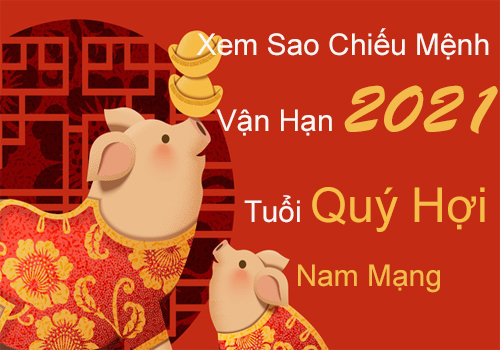 Xem sao chiếu mệnh vận hạn năm 2021 cho tuổi Quý Hợi 1983 nam mạng